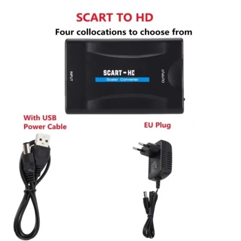 USB-betriebener SCART-zu-HD-Ko – Scart To Hdmi Bewertung und Preis