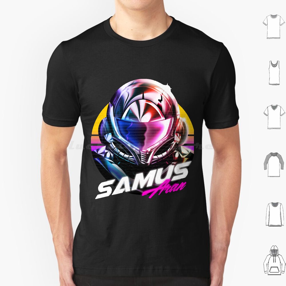 Samus Aran T-Shirt 6XL Baumwol – Retro Gaming T Shirt Bewertung und Preis