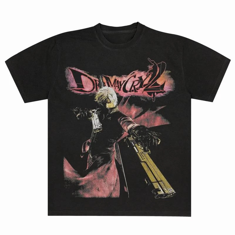 Devil May Cry 2 Dante T-Shirt  – Retro Gaming T Shirt Bewertung und Preis